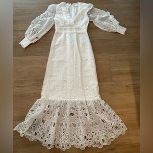 Zimmerman Inspired Eyelet Dress